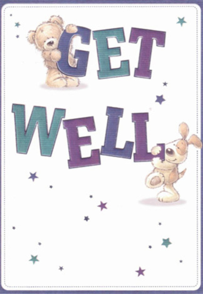 This card radiates gentle encouragement, captured through the whimsical artistry of a friendly bear and a lively puppy, whose downy fur and floppy ears suggest tactile comfort and genuine affection. Around them, playful stars in brilliant aquas and purples scatter as if tossing good wishes into the air-echoing the community spirit alive along Stratford's bustling Broadway Market. The confident lettering, painted in tones of indigo and teal, anchors the card with cheer and optimism, the brushwork reminiscent of creative energy found in the area's local art scene. The creamy backdrop imparts an airiness to the composition, much like the light and open feel of flowers freshly arranged for a hopeful delivery. Offering this card alongside a bespoke bouquet from your neighbourhood florist wraps a loved one in Stratford in a cocoon of warmth, positivity, and heartfelt care, bringing a sense of healing and lift when needed most.